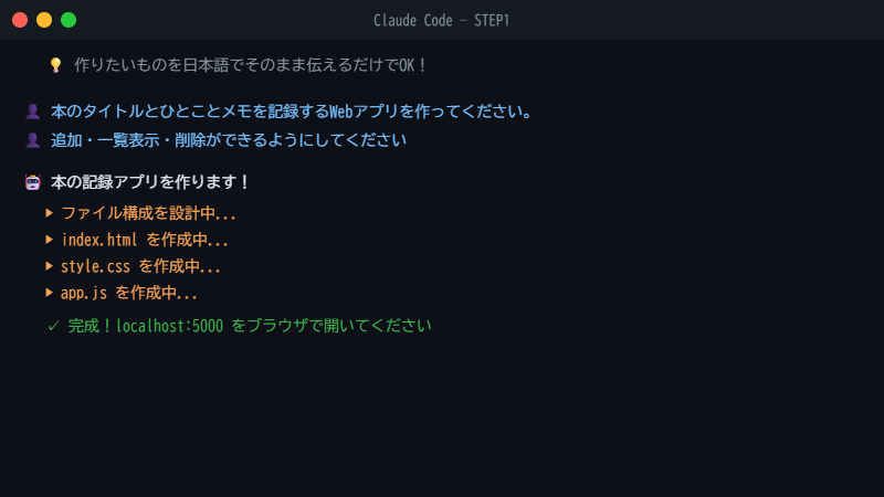 キーボードで入力している様子